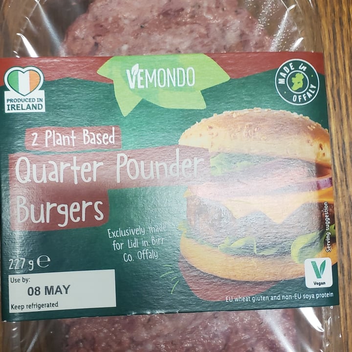 review photo of Vemondo 2 Plant Based Quarter Pounder Burger shared by @cleber on 29 Apr 2022 - review