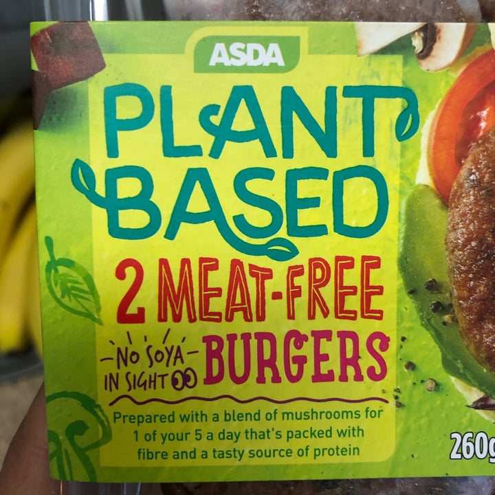 photo of ASDA Plant Based Burgers shared by @southernveganupnorth on  11 Sep 2020 - review