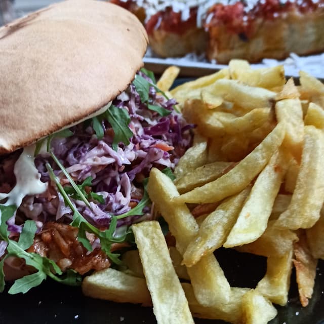 Photo du plat “Jackfruit Burger”