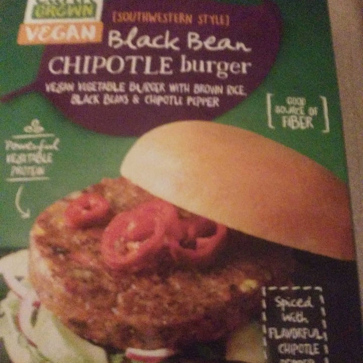 photo of Earth Grown Earth grown vegan black bean chipotle burger shared by @michele67 on  28 Sep 2021 - review
