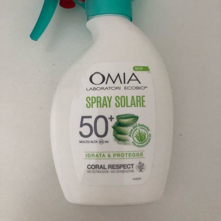 photo of Omia spray solare protezione 50 shared by @amila on  27 Sep 2022 - review