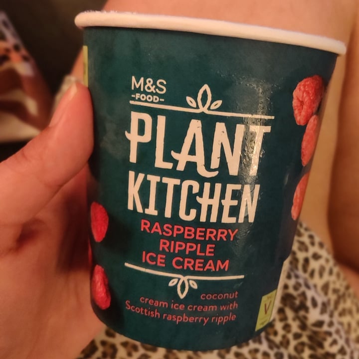 photo of Plant Kitchen (M&S) Raspberry Ripple Ice Cream shared by @lightofwomxn on  24 Apr 2021 - review