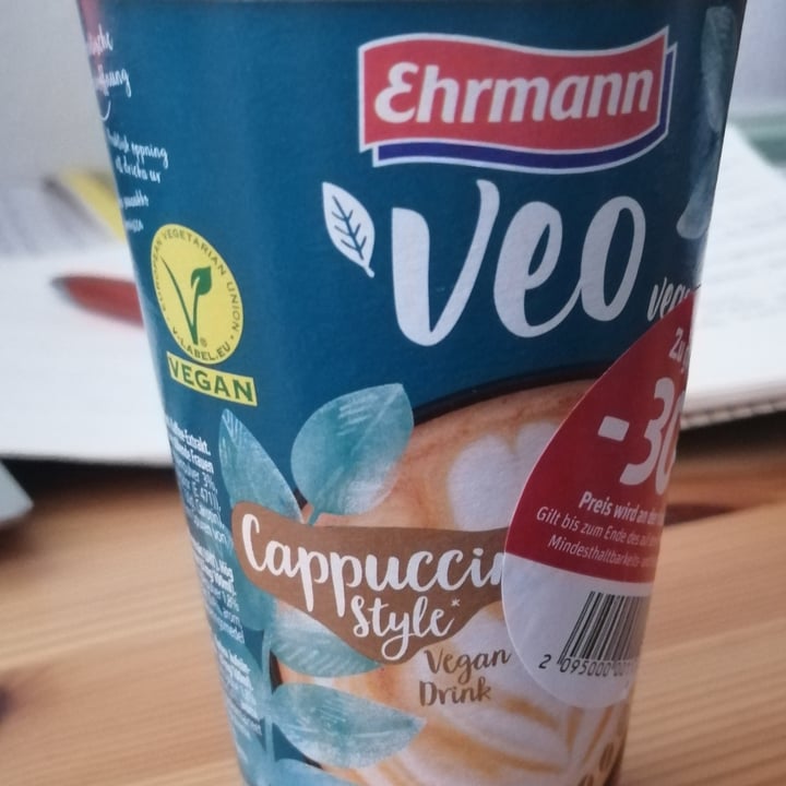 photo of Ehrmann Vegan Drink Cappuccino Style shared by @friesi on  15 Aug 2021 - review