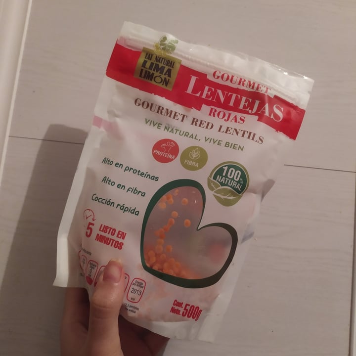 photo of Eat Natural Lima Limon Lentejas Rojas shared by @plantyyy on  18 Mar 2021 - review