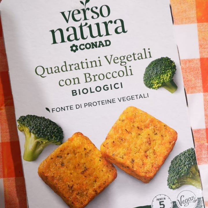 photo of Verso Natura Conad Veg Quadratini vegetali con broccoli biologici shared by @kilmer on  12 Oct 2022 - review