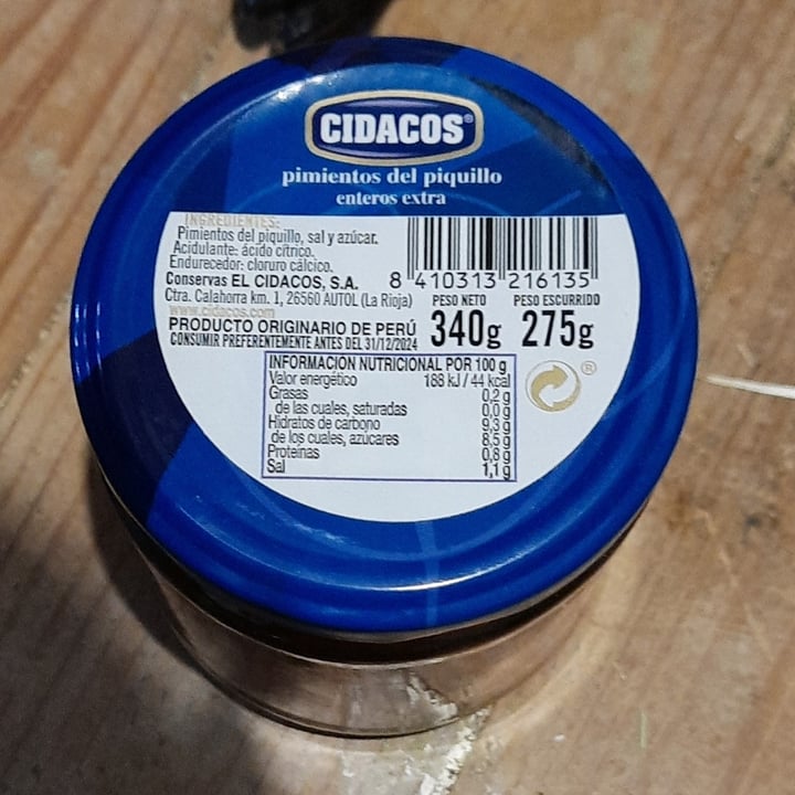 review photo of Cidacos Pimientos del piquillo enteros extra shared by @patataa on 19 Mar 2021 - review