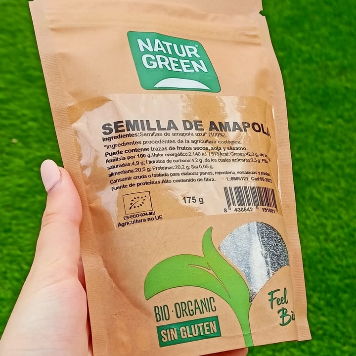 review photo of NATUR GREEN Semillas de Amapola shared by @natatalia on 24 Apr 2022 - review