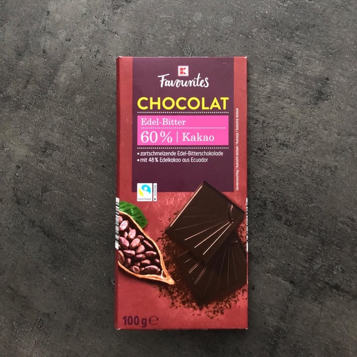 photo of Kaufland Favourites Chocolate shared by @domithevegan on  17 Feb 2022 - review