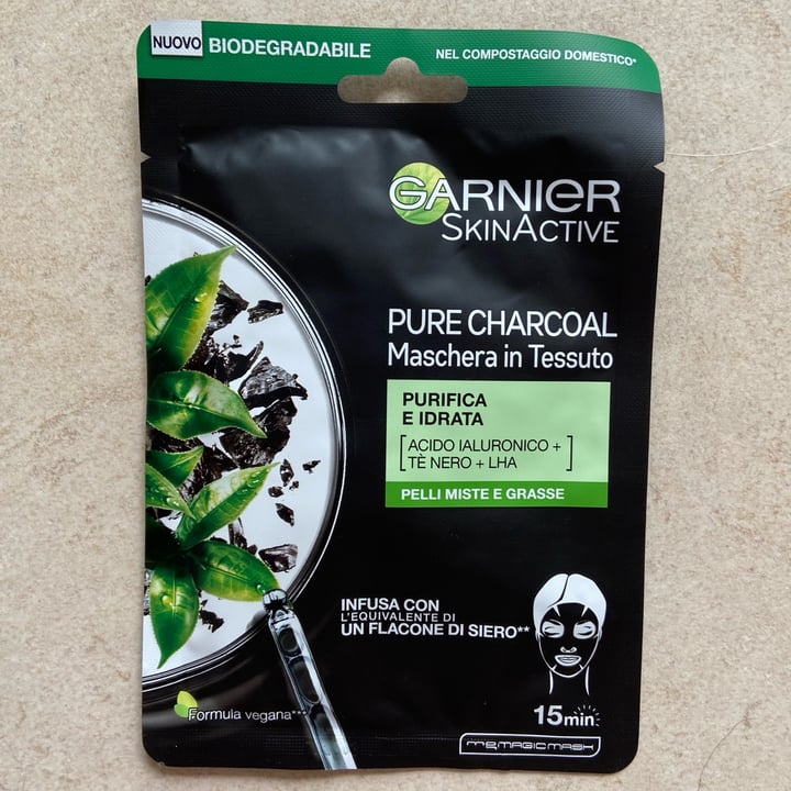 photo of Garnier Pure charcoal Maschera In Tessuto shared by @isabella7 on  28 Aug 2022 - review