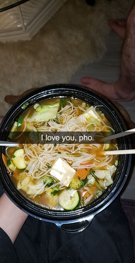 photo of Pho Bom, Vietnamese Noodle & Grill Tofu and veggies pho w/spicy veggie broth shared by @prodbaby on  24 Feb 2019 - review
