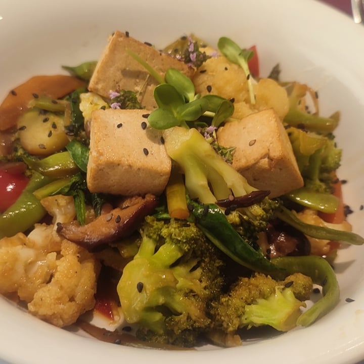 photo of Restaurante Baobab S.L. wok verduras y tofu shared by @babel21 on  02 Aug 2022 - review