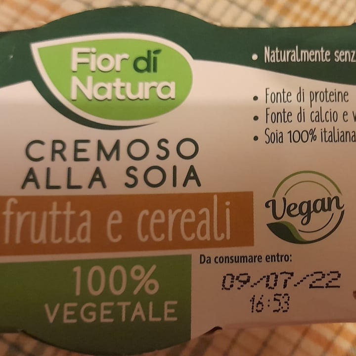 review photo of Fior di Natura Cremoso alla Soia Frutta e Cereali shared by @mercedesmata on 27 Jun 2022 - review