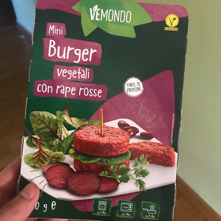 photo of Vemondo Mini Burger Rapa Rossa shared by @lisa-85 on  30 Jun 2022 - review