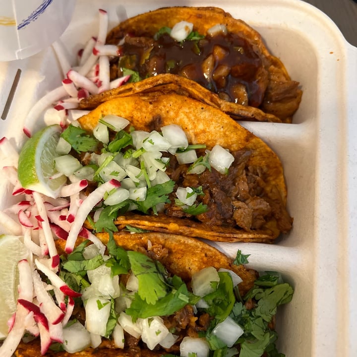 review photo of Luna Verde Vegan Mexican Restaurant Seitan Tacos shared by @stephanieblum on 21 May 2022 - review