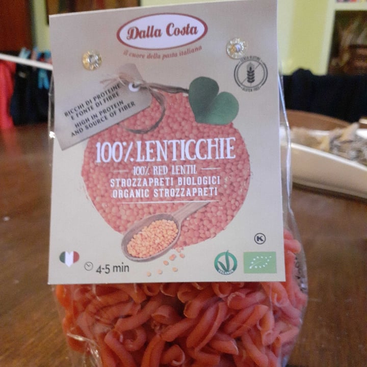 photo of Dalla costa Strozzapreti biologici 100% lenticchie shared by @bruttoanatroccolo on  12 Apr 2022 - review