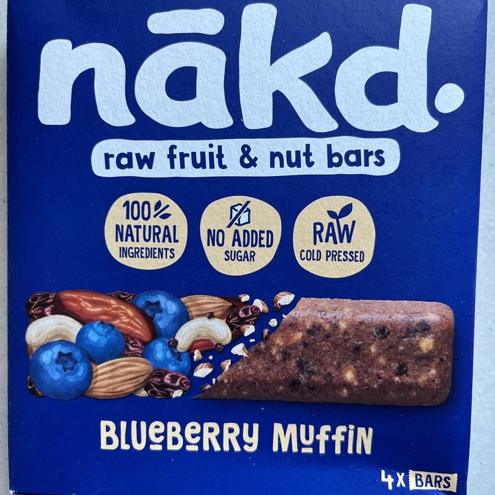 photo of Nākd. Blueberry Muffin shared by @lacharas on  25 Sep 2022 - review