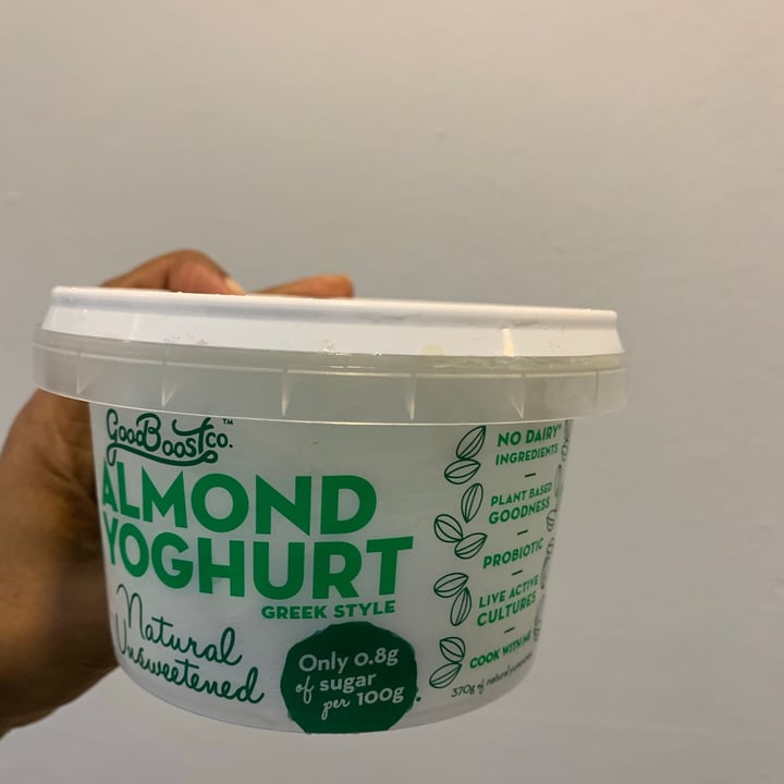 photo of Good Boost Co Creamy Almond Yoghurt (Greek Style) Vanilla Bean shared by @babli on  06 Dec 2020 - review