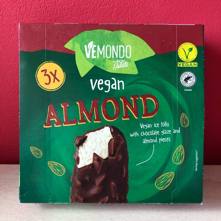 review photo of Lidl Vemondo Almond Chocolate Ice Lolly shared by @starvegan on 09 Aug 2022 - review