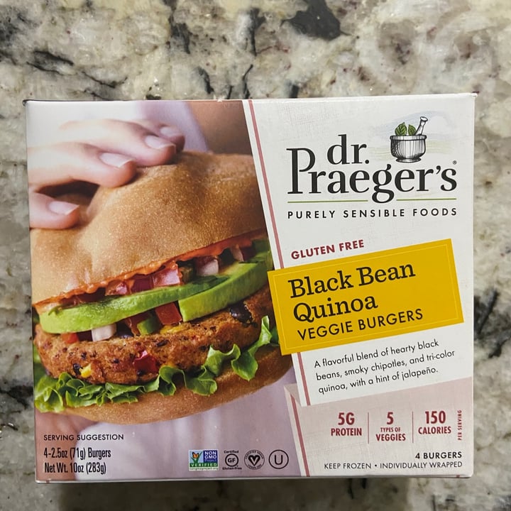 Dr. Praeger's Black Bean Quinoa Veggie Burgers Review abillion