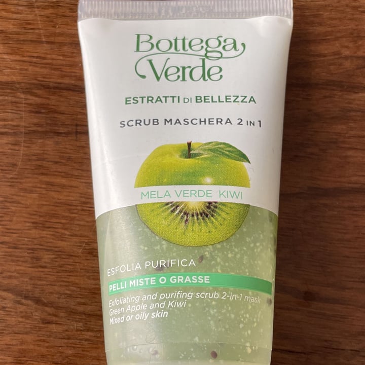 photo of Bottega Verde Scrub maschera mela verde kiwi shared by @alenebula on  30 Jun 2022 - review