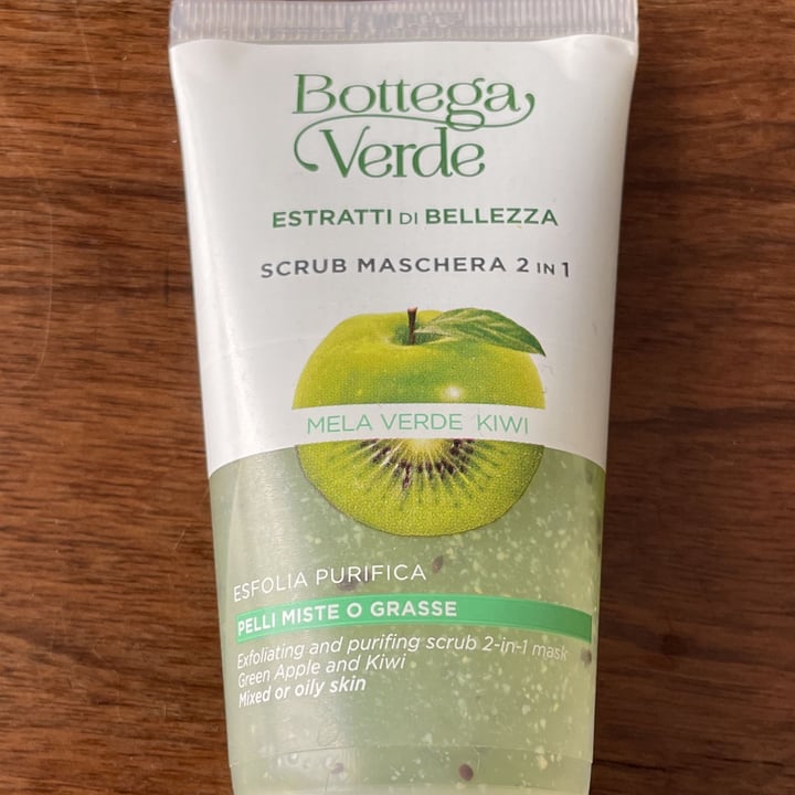 review photo of Bottega Verde Scrub maschera mela verde kiwi shared by @alenebula on 30 Jun 2022 - review