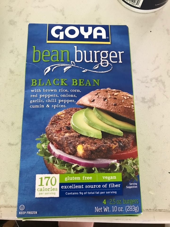 photo of Goya Bean Burger shared by @wendylararomero on  16 Apr 2020 - review