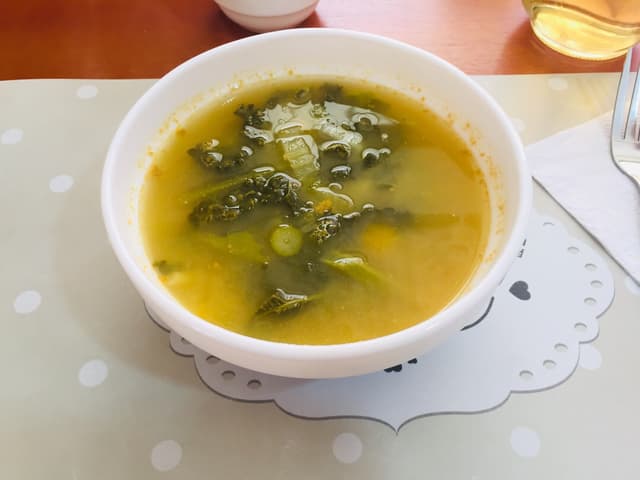 菜肴“Sopa De Nabo Y Zanahoria .”的照片