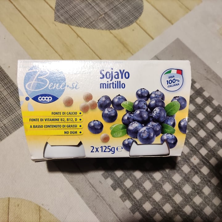 photo of Sojayo Yogurt al mirtillo shared by @saracher on  29 Aug 2022 - review