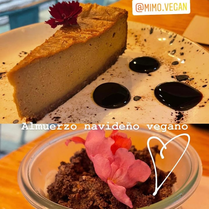 photo of MIMO Vegan Bistro Menú de navidad shared by @carmensanchzmnoz on  05 Jan 2022 - review