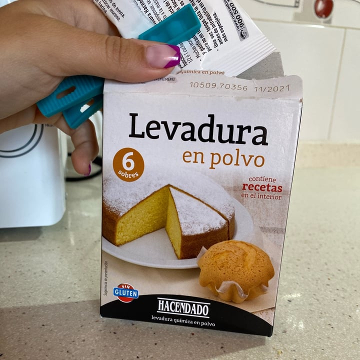 photo of Hacendado Levadura en polvo shared by @claudiasr95 on  24 Oct 2021 - review