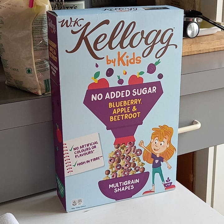 photo of Kellogg Blueberry, Apple & Beetroot Multigrain Shapes Breakfast Cereal shared by @wombat22 on  18 Mar 2022 - review