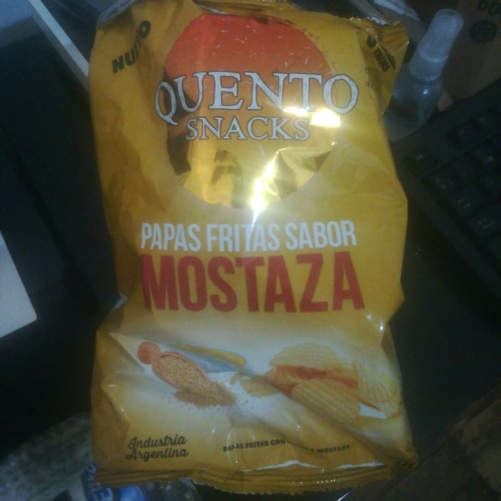 photo of Quento Snacks Papas fritas sabor mostaza shared by @davischenko on  22 Oct 2020 - review