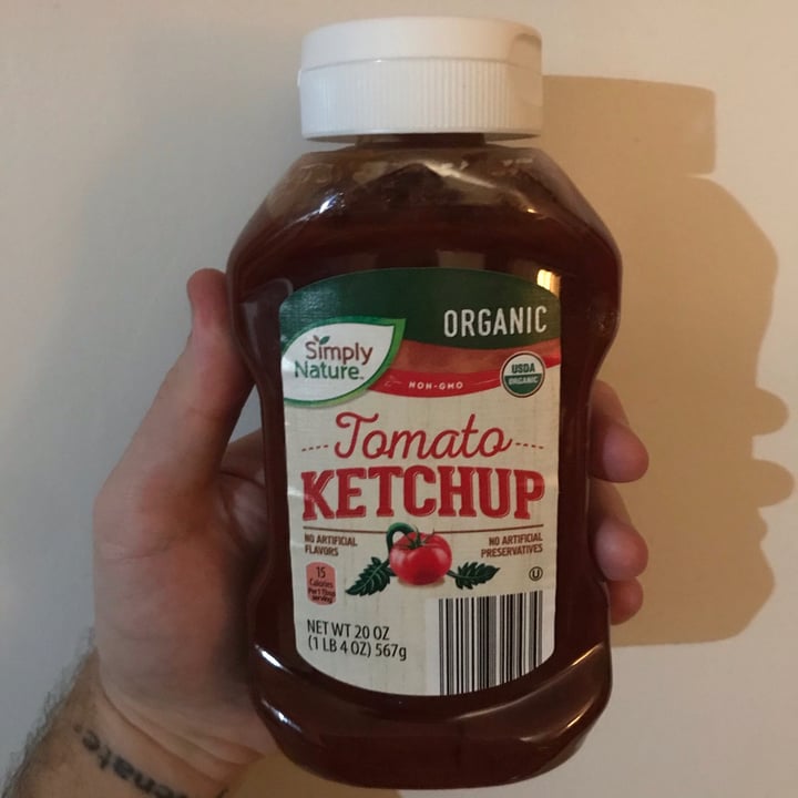 review photo of Simply Nature Tomato Ketchup shared by @dominionandchill on 31 Dec 2020 - review