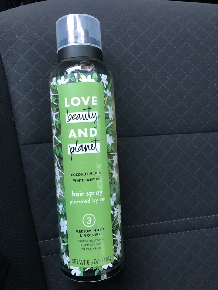 photo of Love Beauty and Planet Hair Spray shared by @islandbird on  05 Dec 2019 - review