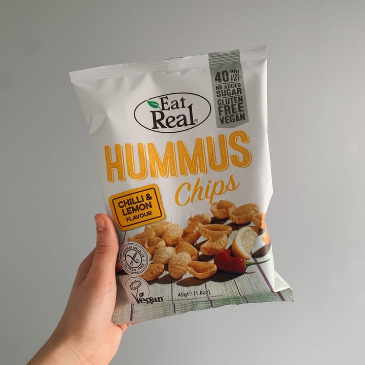 photo of Eat Real Chilli and Lemon Hummus Chips shared by @firavounaki on  11 Jan 2021 - review