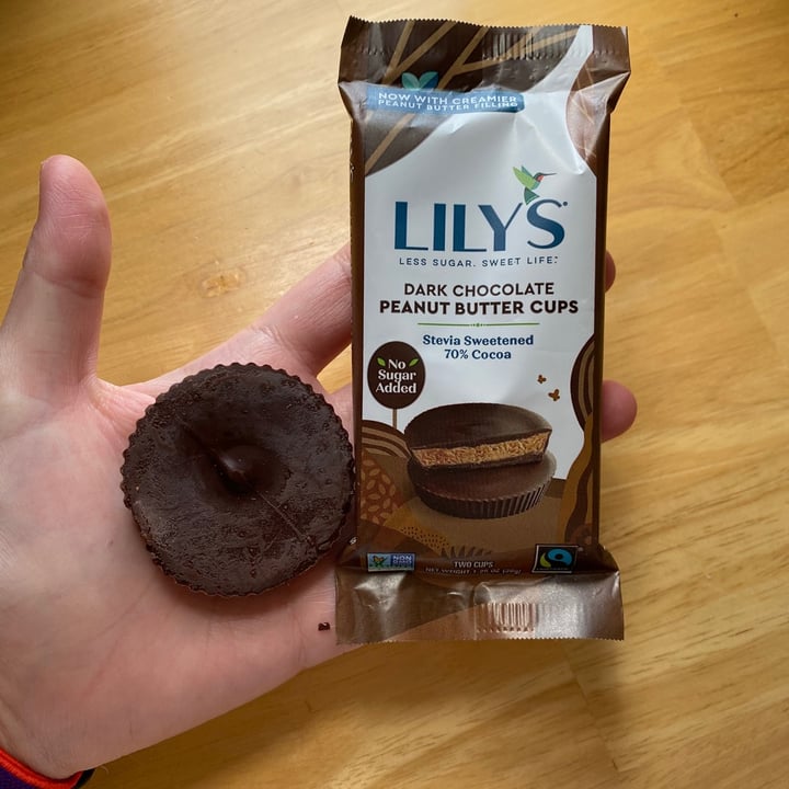 photo of Lily's Dark Chocolate Peanut Butter Cups shared by @shizomaru on  10 Jun 2021 - review