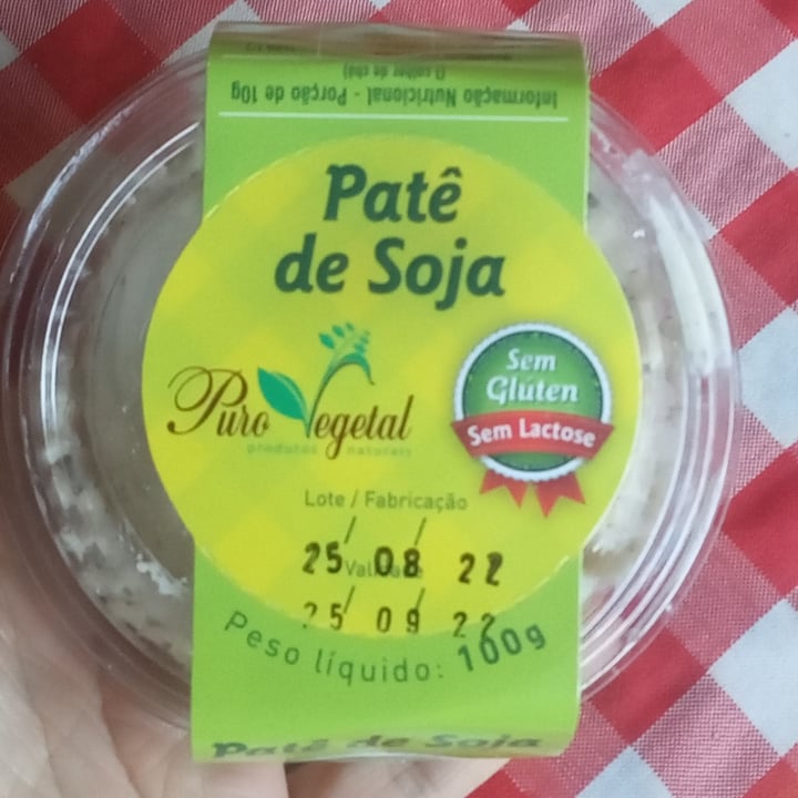 review photo of Puro vegetal patê de soja shared by @monalisaandrade on 02 Sep 2022 - review