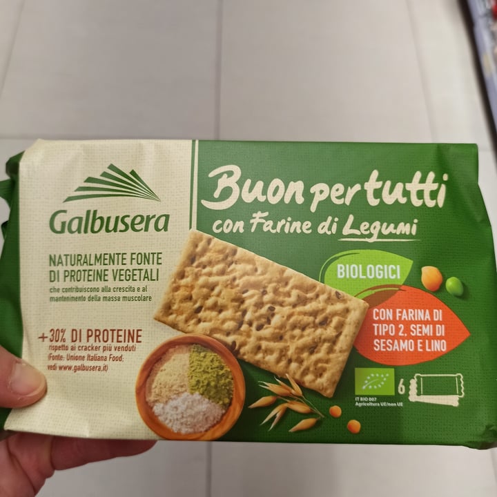 photo of Galbusera Crackers con farine di legumi shared by @mary1986 on  31 Mar 2022 - review