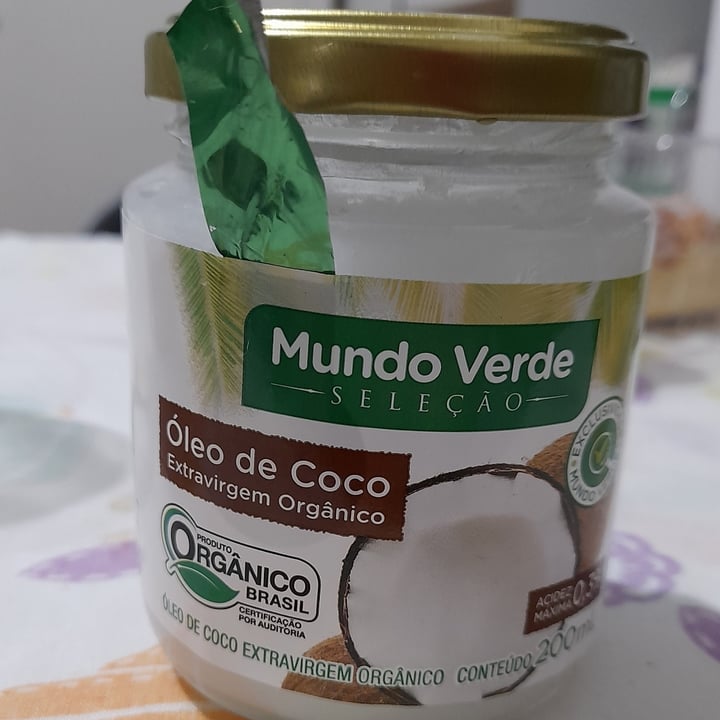 photo of Mundo verde Óleo de coco extravirgem orgânico shared by @alcalacristina14 on  13 May 2022 - review