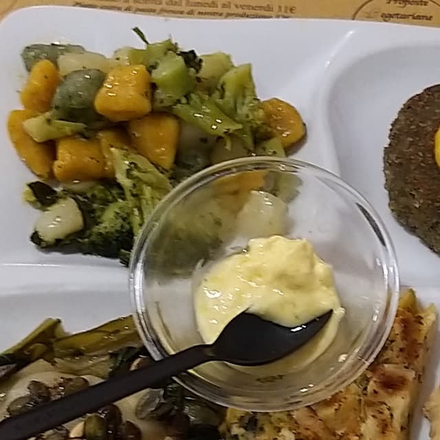 Foto do prato “Gnocchi Gialli E Verdi Con Broccoli, Patate E Peperoncino”