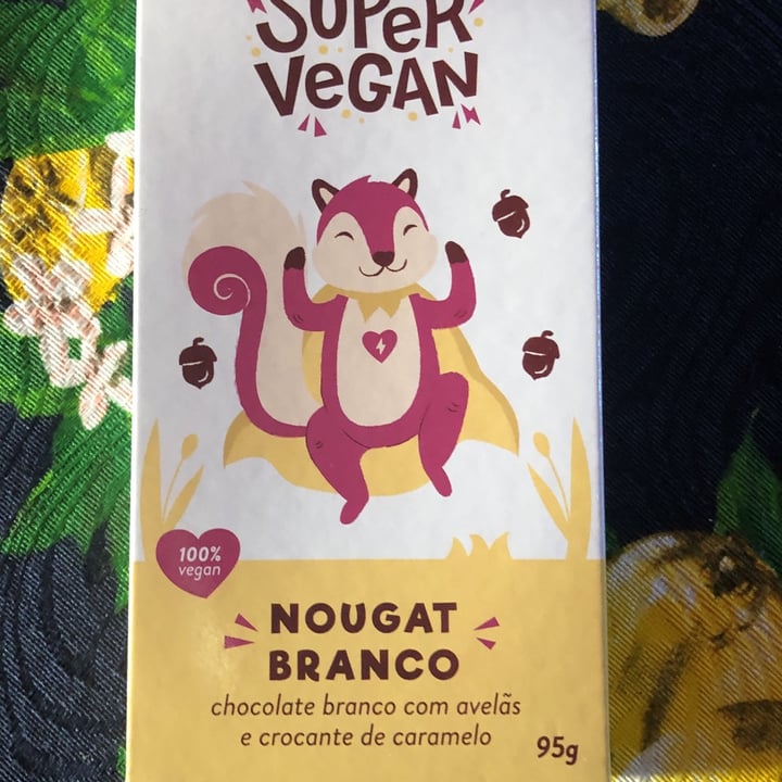 photo of Super Vegan Chocolate Nougat Branco (95g) shared by @marcovalente on  16 Apr 2022 - review