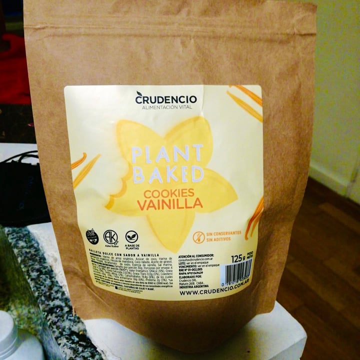 photo of Crudencio Plant Baked Cookies Vainilla shared by @vforvegan on  20 Nov 2021 - review