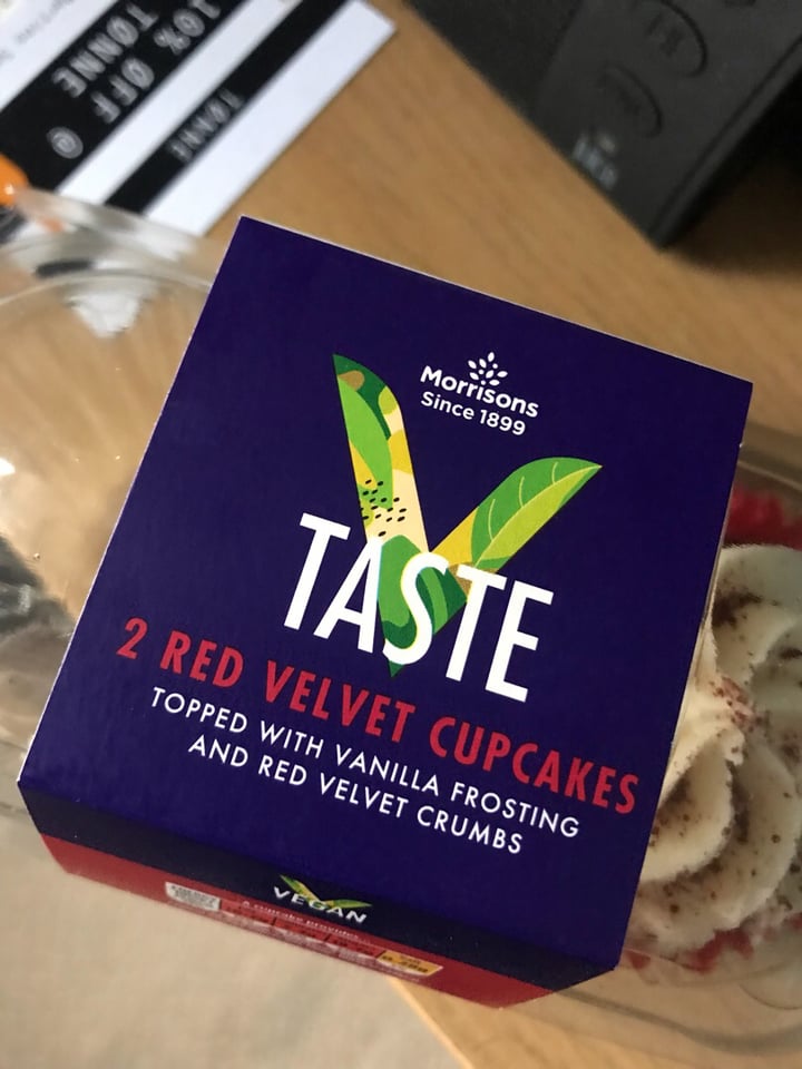 photo of Morrisons Red Velvet Cupcakes shared by @emmaxxx on  09 Apr 2019 - review
