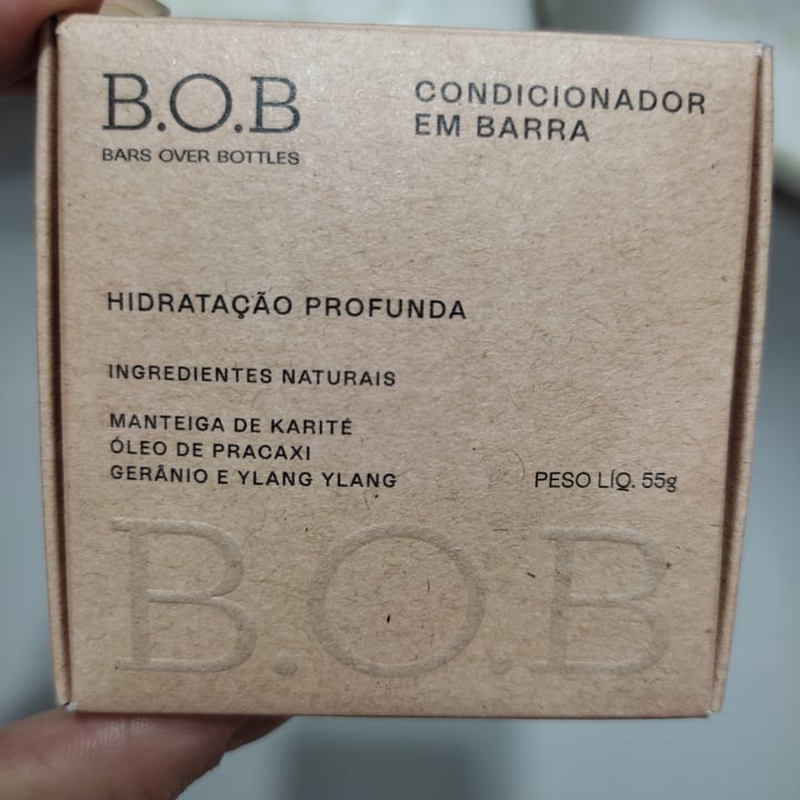 photo of B.O.B Condicionador shared by @llaurinharesende on  31 Jan 2022 - review
