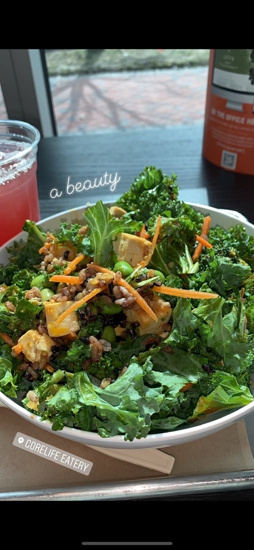 review photo of CoreLife Eatery Sriracha Ginger Tofu & Ancient Grains Bowl shared by @ownpudi on 26 Jan 2020 - review