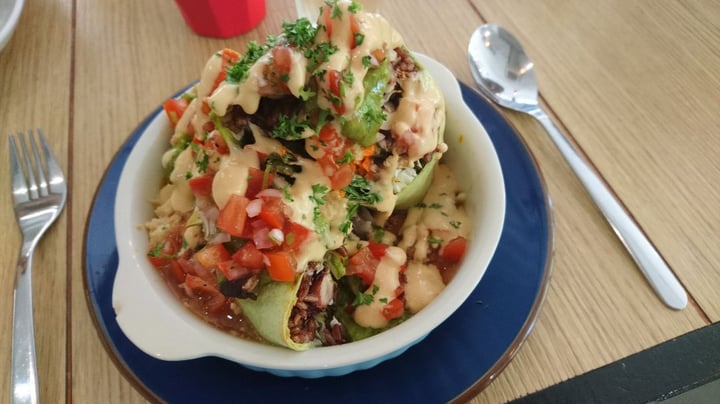 photo of QI Philosophy Cafe Vegan Enchiladas (Not available) shared by @hollya113 on  16 Mar 2019 - review