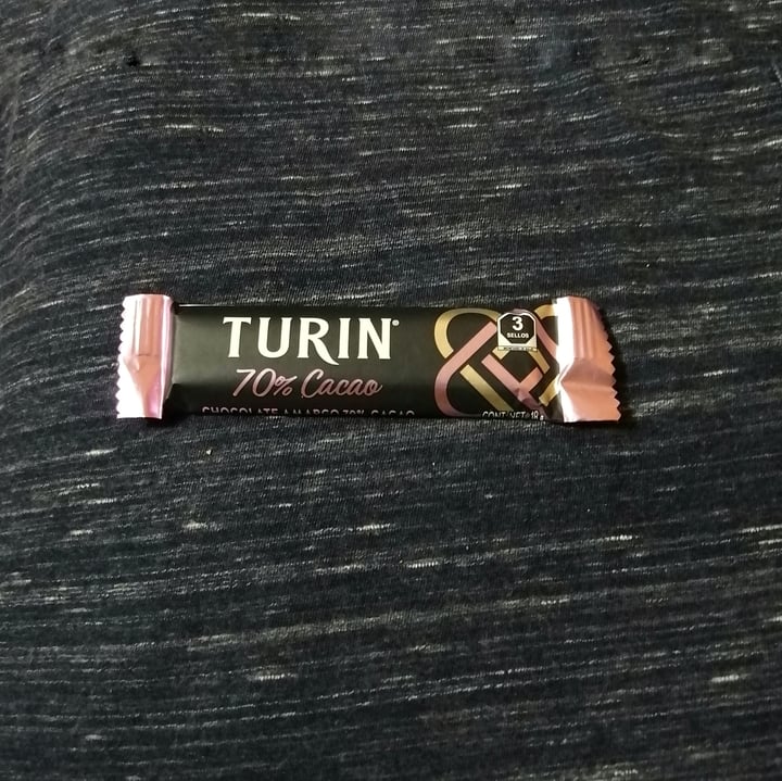 photo of Turin Chocolate 70% Cacao, barra 18g shared by @yarely on  08 Oct 2021 - review
