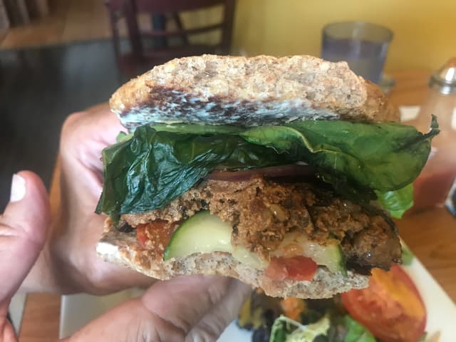 Photo of the dish “Jerk Tofu Sandwich”