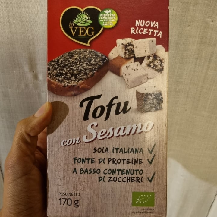 photo of ioVEG Tofu con sesamo shared by @fraveg on  11 Dec 2022 - review