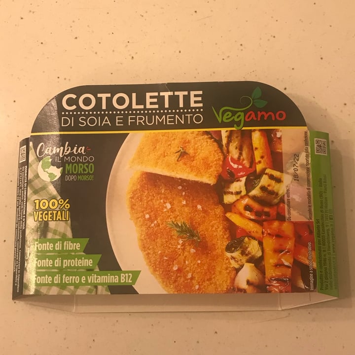 photo of Vegamo Cotolette di soia e frumento shared by @ariannaarisio on  02 Jul 2022 - review